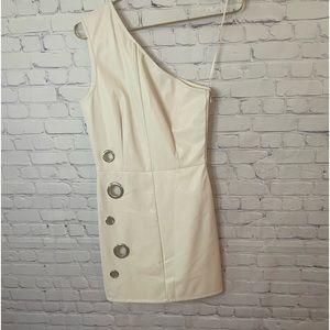 Cream ✨Fashion Nova Dress with Hole Detail✨